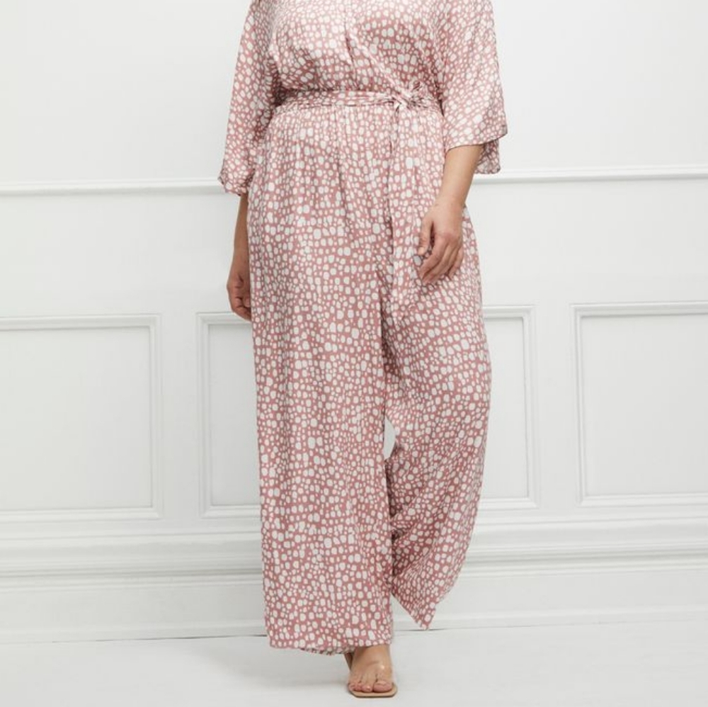ELOQUII Elements Kimono Sleeve Jumpsuit